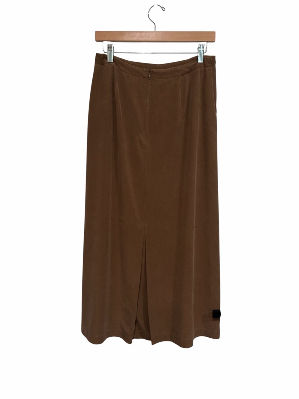 Sigrid Olsen Brown Maxi Skirt pockets - Picture 3 of 6